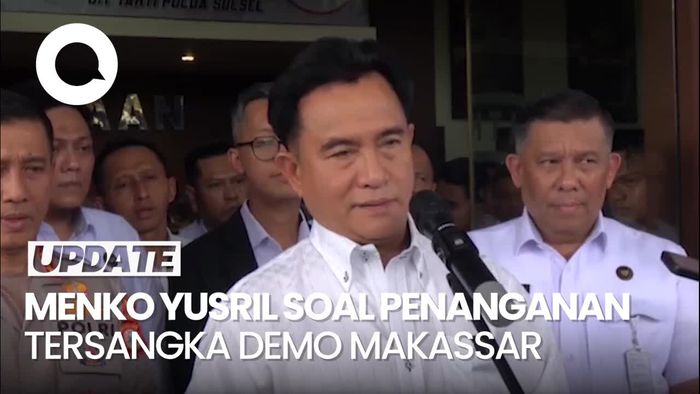 Video: Yusril Buka Opsi Restorative Justice Tersangka Demo Ricuh di Makassar