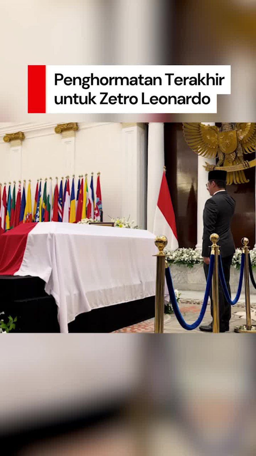 Video Penghormatan Terakhir Kemlu untuk Zetro Leonardo Purba
