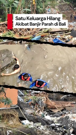 Video: Satu Keluarga di Bali Hilang Setelah Rumah Mereka Diterjang Banjir