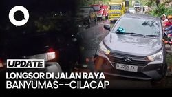 Video: Cerita Sopir Selamat Usai Mobilnya Tertimpa Longsor di Banyumas