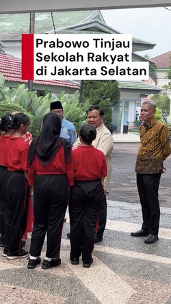 Video: Momen Prabowo Tinjau Sekolah Rakyat di Jakarta Selatan