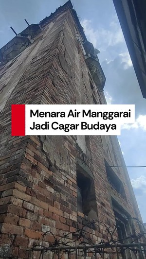 Video: Melihat Menara Air Manggarai yang Resmi Jadi Cagar Budaya