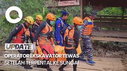 Video: Ekskavator Batu Bara Terbalik di Sumsel, Operator Tewas Tenggelam