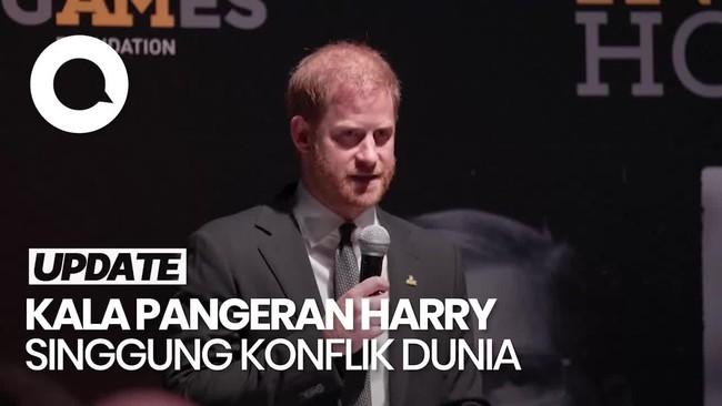 Video Pangeran Harry: Kita Hidup saat Konflik Berkecamuk di Seluruh Dunia