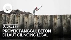 Video: KKP Sebut Tanggul Beton di Cilincing Jakut Legal, Miliki Izin PKKPRL