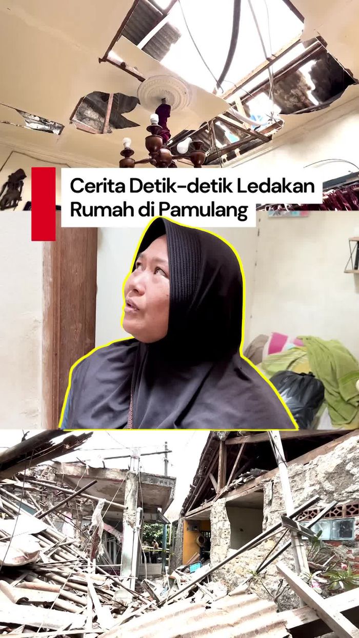 Video: Pemilik Rumah dengar Gemuruh-Bau Asap Sebelum Ledakan di Pamulang