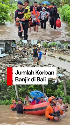 Video Jumlah Korban Meninggal Banjir di Bali 16 Orang, 1 Orang Hilang