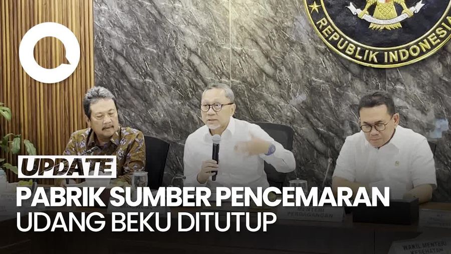Video Pemerintah Lokalisasi Pabrik Sumber Pencemaran Udang Beku di Cikande