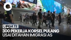 Video: 300 Pekerja Korsel Dipulangkan Usai Ditahan Imigrasi AS