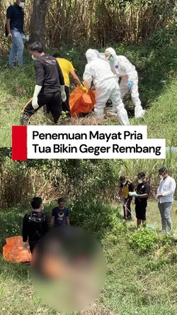 Video: Heboh Penemuan Mayat Laki-laki Tua di Bawah Pohon di Rembang