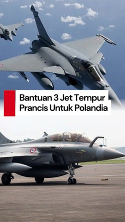 Video Prancis Kerahkan 3 Jet Tempur untuk Polandia dari Rusia