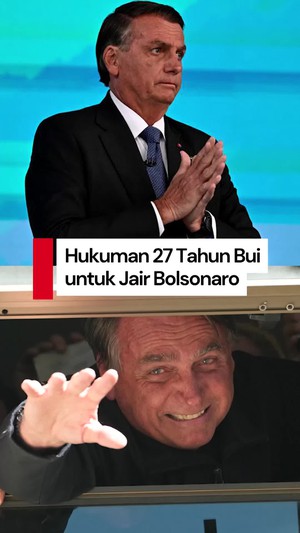 Video: Eks Presiden Brasil Bolsonaro Divonis 27 Tahun Bui Terkait Kudeta