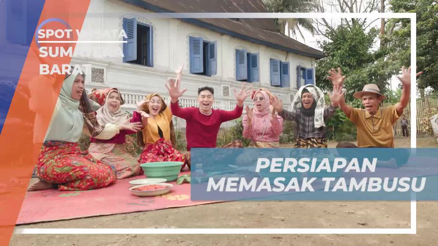 Belajar Memasak Kuliner Khas Sumatera Barat, Tambusu di Nagari Kapau  