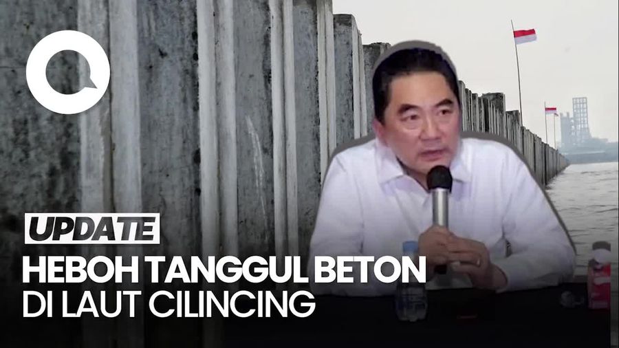 Video Bos KCN Bicara Soal Tanggul Beton Laut Cilincing: Digagas Pemerintah