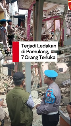 Video: Ledakan Terjadi di Pamulang, 7 Orang Terluka-8 Rumah Rusak