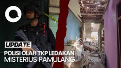 Video Gegana-Puslabfor Polri Tiba di TKP Ledakan Rumah Misterius Pamulang