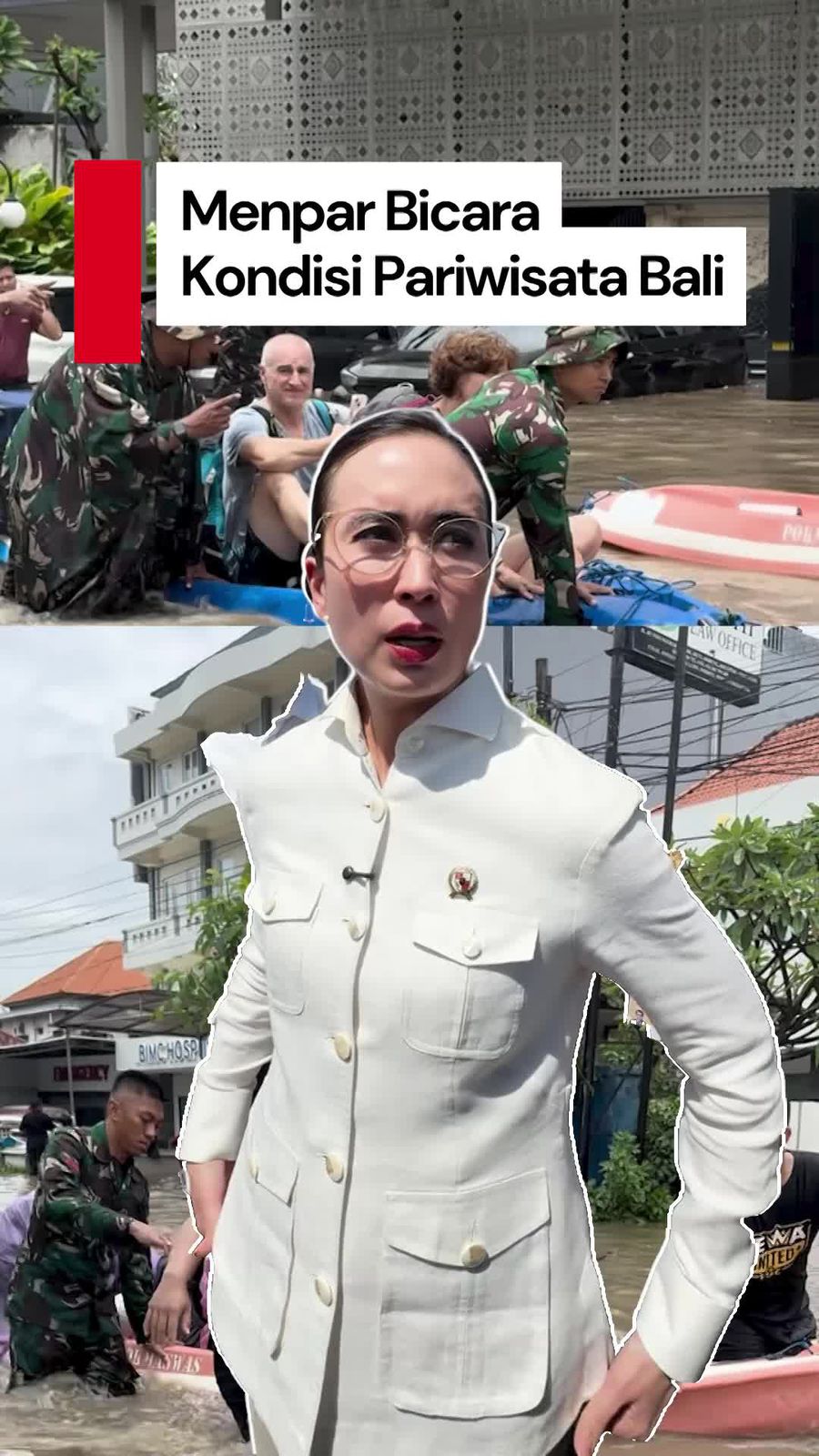  Video Menpar Pastikan Wisatawan Masih Berdatangan ke Bali Meski Banjir