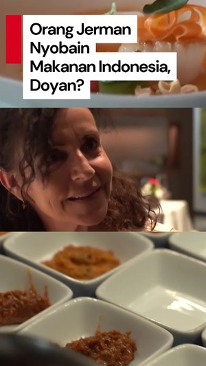 Video Kala Orang Jerman Nyobain Makanan Indonesia di Resto Michelin Star