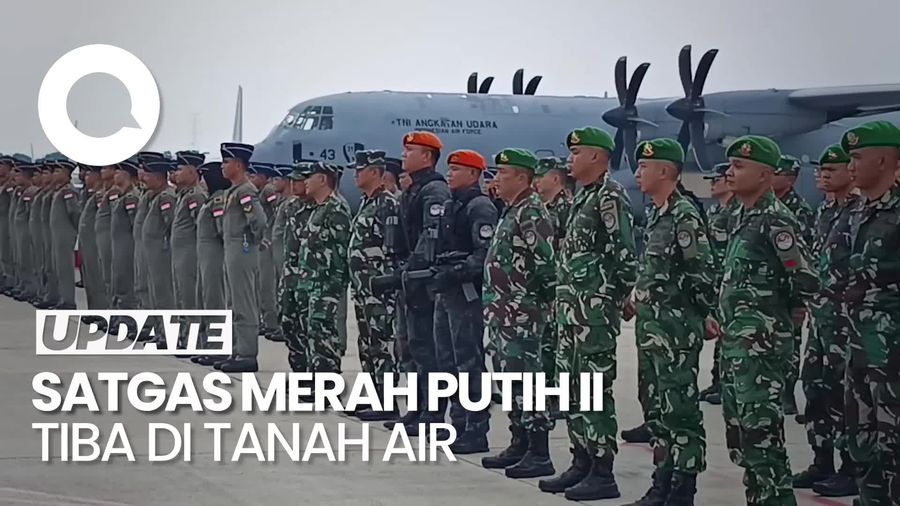 Video: Tiba di RI, Satgas Garuda Merah Putih II Sukses Jalankan Misi Gaza