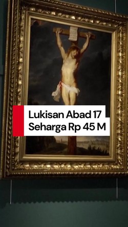 Video: Lukisan dari Abad 17 Ini Bakal Dilelang Rp 45 M di Prancis