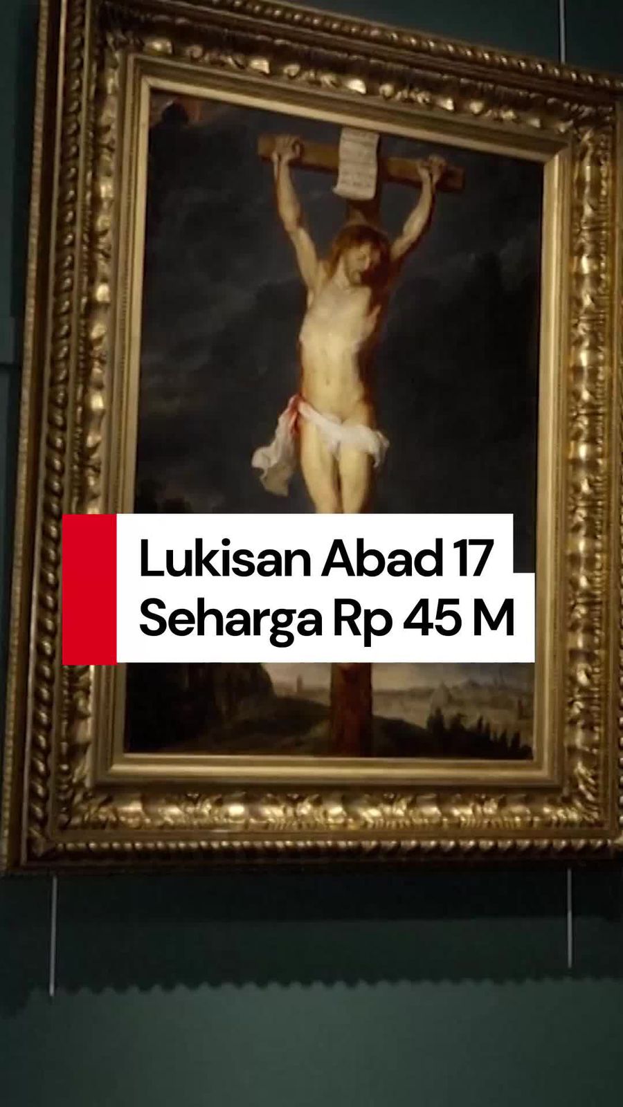 Video: Lukisan dari Abad 17 Ini Bakal Dilelang Rp 45 M di Prancis