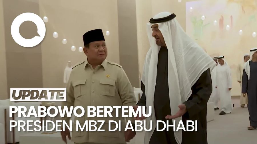 Video: Prabowo Bertemu Presiden MBZ, Bahas Geopolitik di Timur Tengah