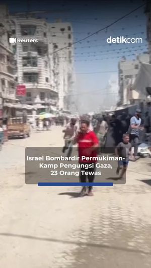 Video: Israel Bombardir Kamp Pengungsian di Gaza, 23 Orang Tewas