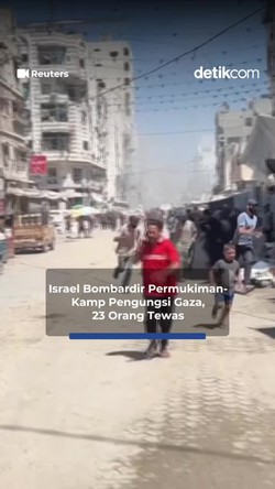 Video: Israel Bombardir Kamp Pengungsian di Gaza, 23 Orang Tewas