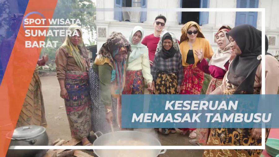 Mengalami Keseruan Memasak Tambusu Bersama Warga di Nagari Kapau, Sumatera Barat  