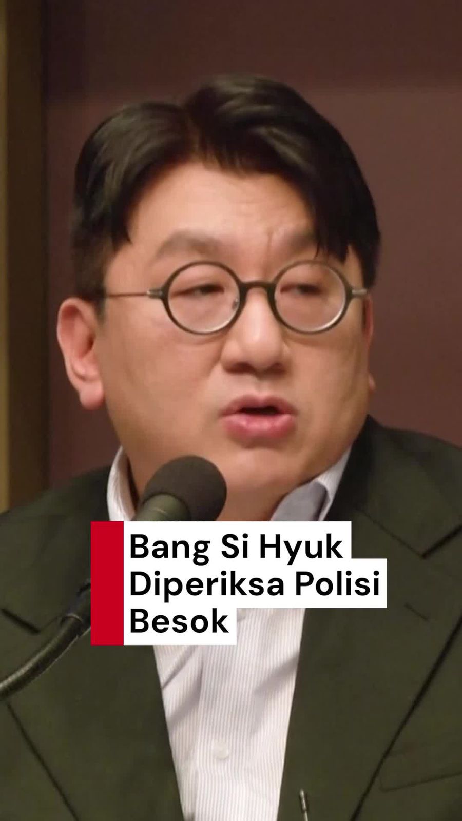 Video: Bang Si-hyuk Besok Dijadwalkan Hadiri Pemeriksaan Polisi
