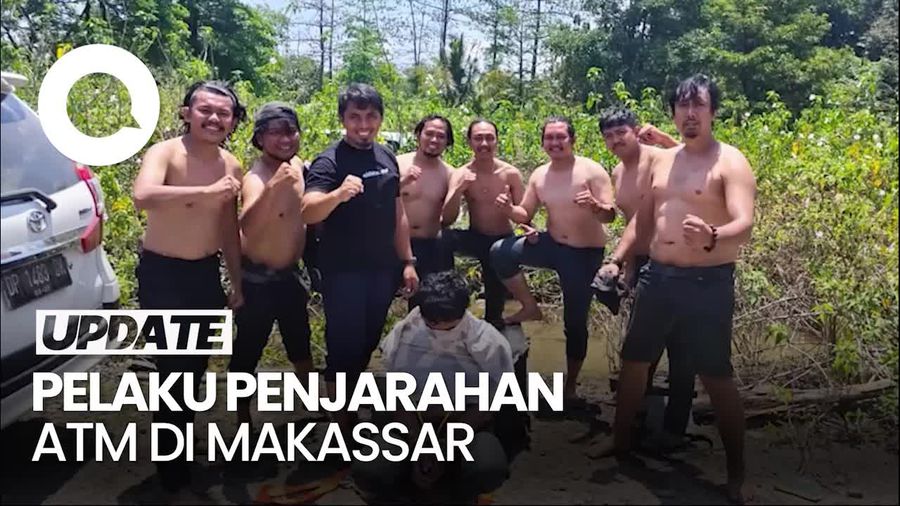 Video: 4 Pelaku Penjarahan ATM saat DPRD Makassar Dibakar Massa Ditangkap