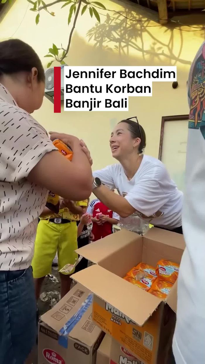 Video: Jennifer-Irfan Bachdim Turun Tangan Bantu Korban Banjir Bali