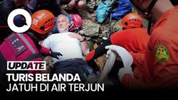 Video Turis Belanda Patah Kaki Usai Jatuh di Air Terjun Lombongo Gorontalo