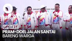 Video: Momen Pram-Doel Jalan Santai Bareng Puluhan Ribu Warga di Jaksel