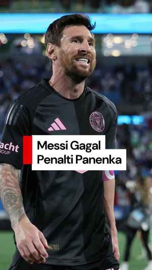 Video: Momen Messi Gagal Panenka, Inter Miami Tersungkur