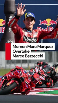 Video: Momen Marc Marquez Kalahkan Bezzecchi di San Marino