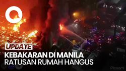 Video: Kebakaran Besar Landa Manila, Hanguskan Ratusan Rumah