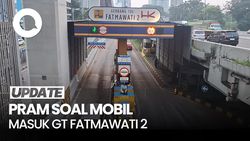 Video Mobil Gratis Masuk GT Fatmawati 2 Lanjut Sampai Oktober, Kalau