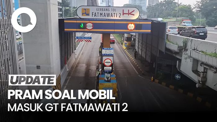 Video Mobil Gratis Masuk GT Fatmawati 2 Lanjut Sampai Oktober, Kalau