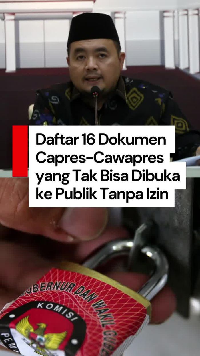 Video: Ijazah Capres-Cawapres Tak Bisa Dibuka ke Publik Tanpa Izin