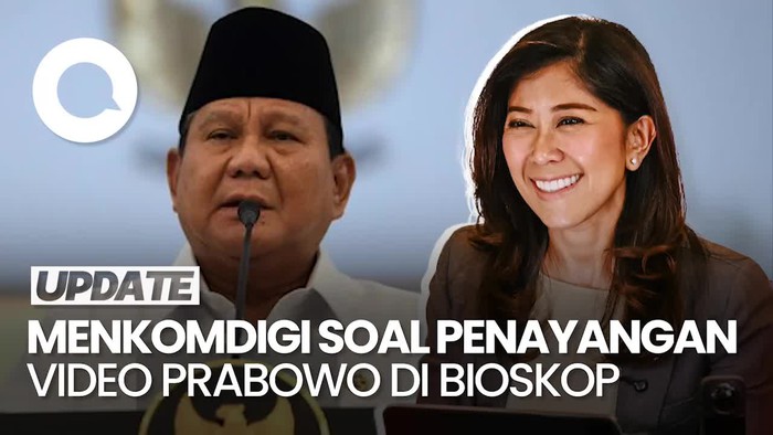 Video Menkomdigi soal Penayangan Video Prabowo di Bioskop: Bentuk Tranparansi 