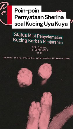 Video: Pernyataan Resmi Sherina Cs Terkait Kucing Uya Kuya
