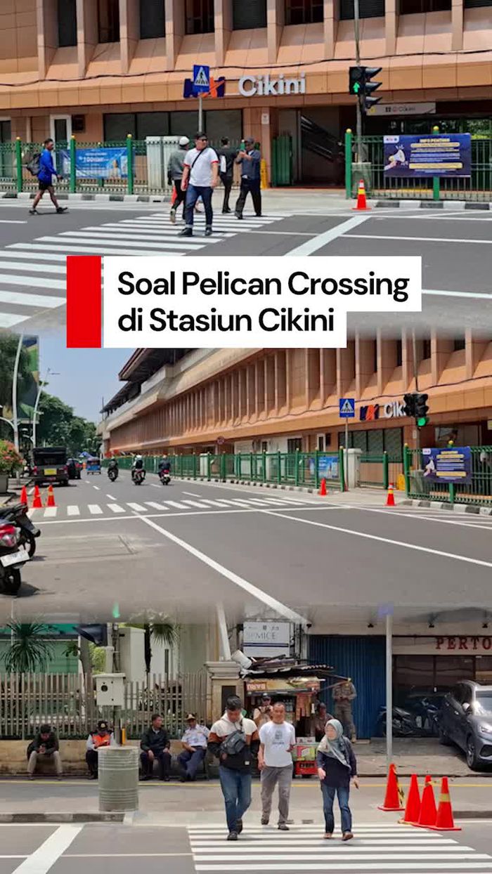 Video: Kata Warga Soal Pelican Crossing di Stasiun Cikini