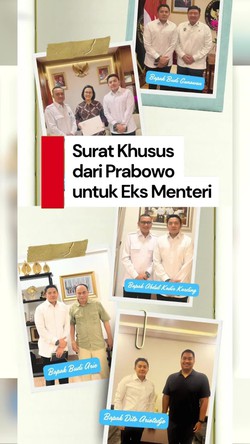 Video: Prabowo Kirim Surat Khusus ke 5 Eks Menteri yang Kena Reshuffle