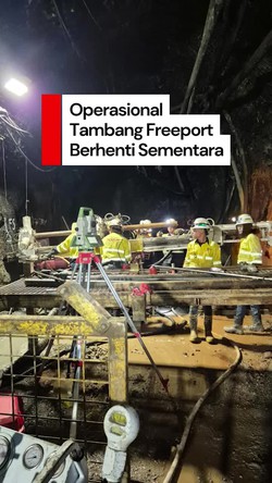 Video Longsor di Tambang Freeport, Bahlil: Operasional Berhenti Sementara