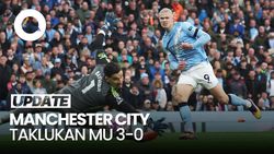 Video: Manchester City Bantai MU 3-0, Haaland Cetak Brace
