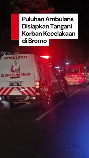 Video: 23 Ambulans Dikerahkan Bawa Korban Kecelakaan Bus Wisata Bromo