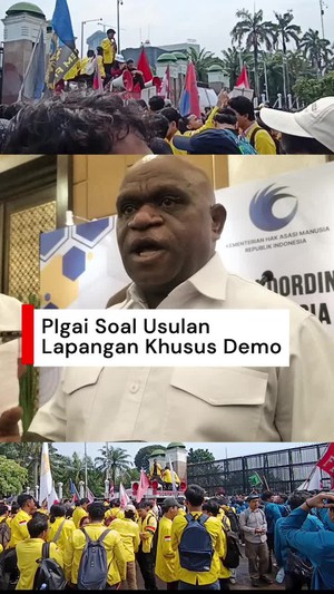 Video: Menteri Pigai Jelaskan soal Usulan Lapangan Khusus Demo di DPR