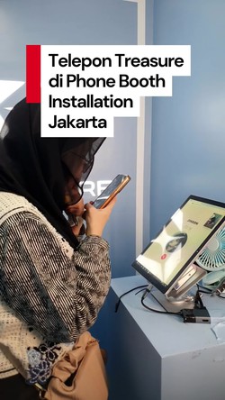 Video: Keseruan Teume Telepon TREASURE di Phone Booth Installation Jakarta
