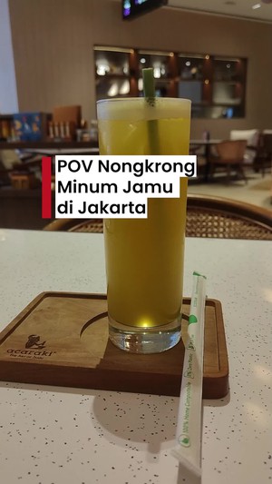 Video: Nongkrong Sehat Sambil Minum Jamu Kekinian di Jakarta